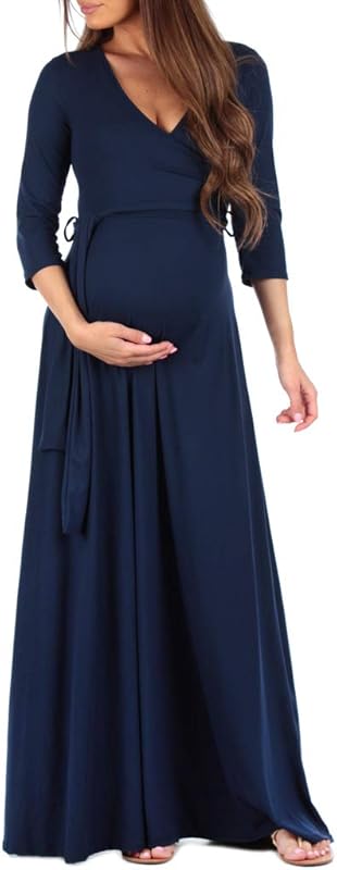 Mother Bee Maternity Womens Faux Maternity Dress Adjustable